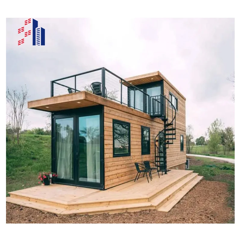 Оптовая продажа Китай защищенный от ураганов Стальной дом 40 футов крошечный чтобы жить в портативном сборном мобильном доме
