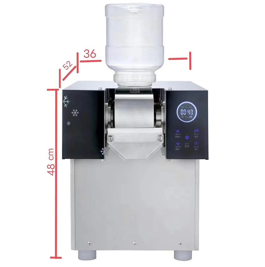 Snow Ice Maker Snowflake Ice Machine Ice Flake Making Bingsu Machine