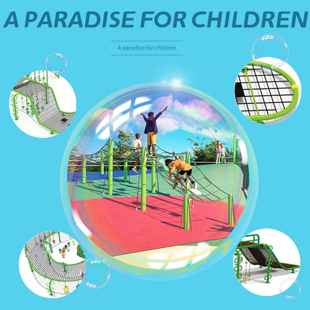 Children Outdoor Playground Cargo Net Climbing Equipment Climbing Net Play Ground