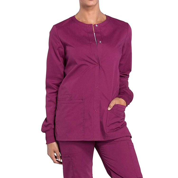 
Quality Assurance Doctor Uniforms Medical Nursing Scrubs Uniform Clinic Scrub Sets Long Sleeve Tops+Pants Uniform 