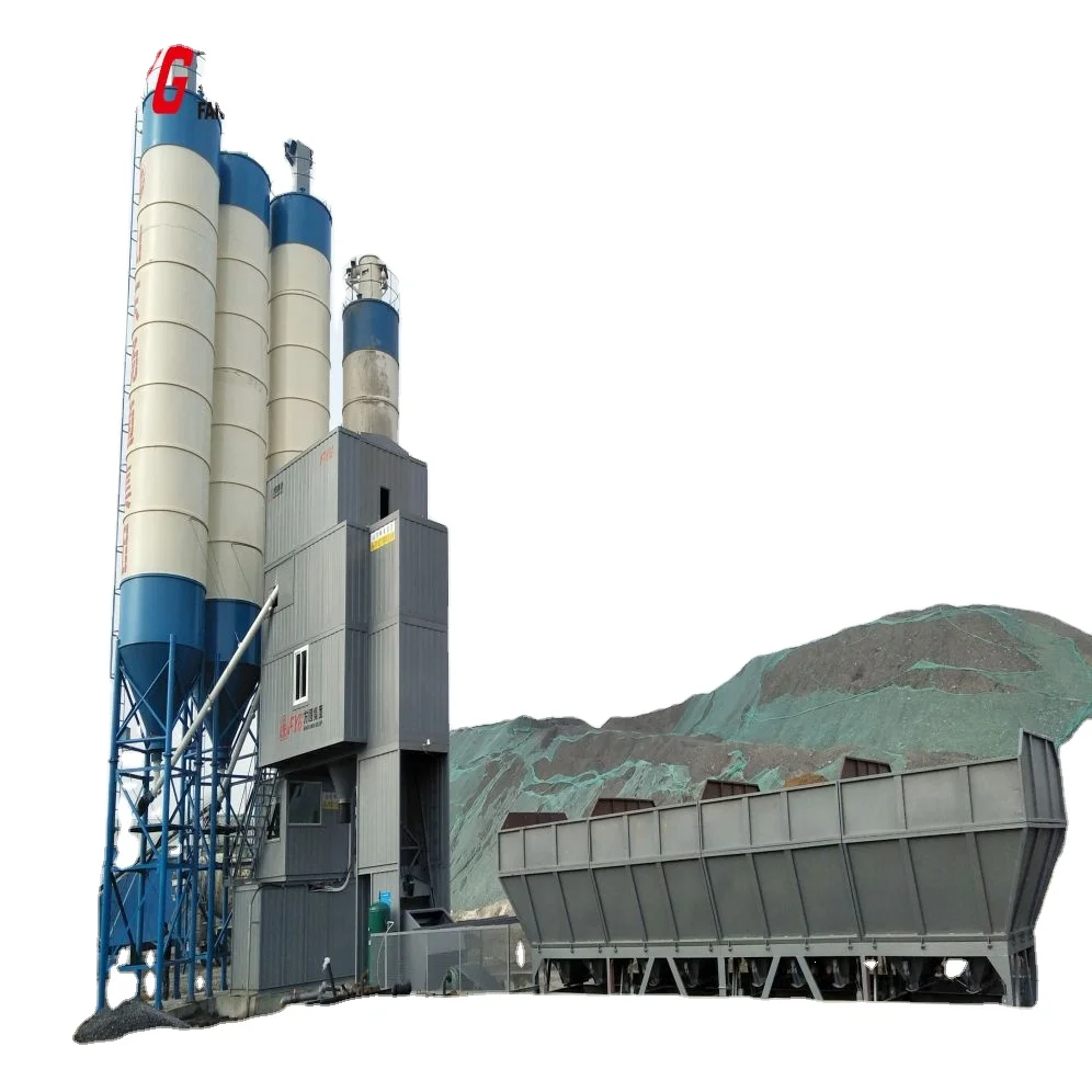 FYG HZS180 Electric Power Type Mixing Plant Conveyor Loading New Condition Production Line Machine Core Components Include Motor