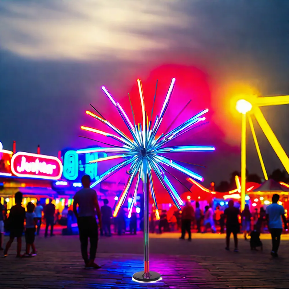 2024 New LED Digital Firework Lights for Outdoor Landscape Car & Fountain High Selling Products for Theme Park