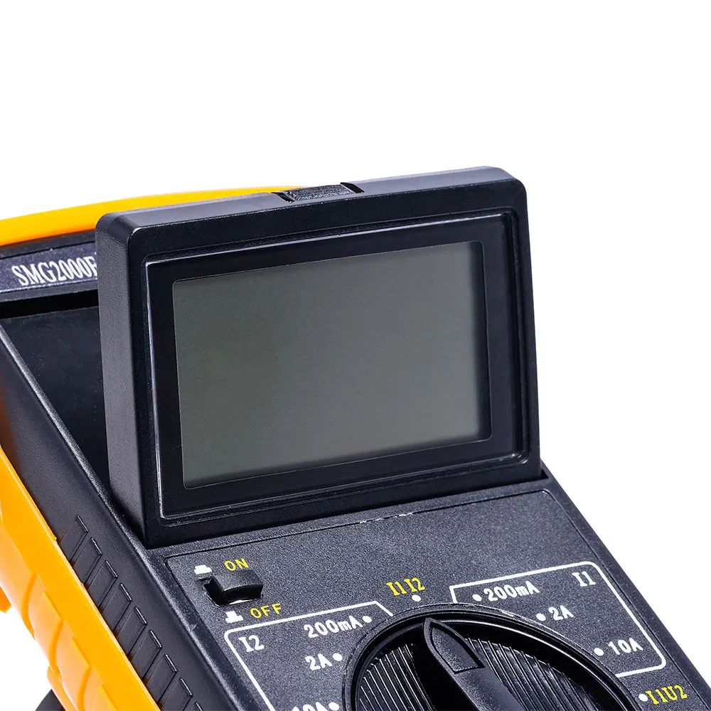 SMG2000E Handheld Digital Double Clamp Phase Volt Ampere Tester