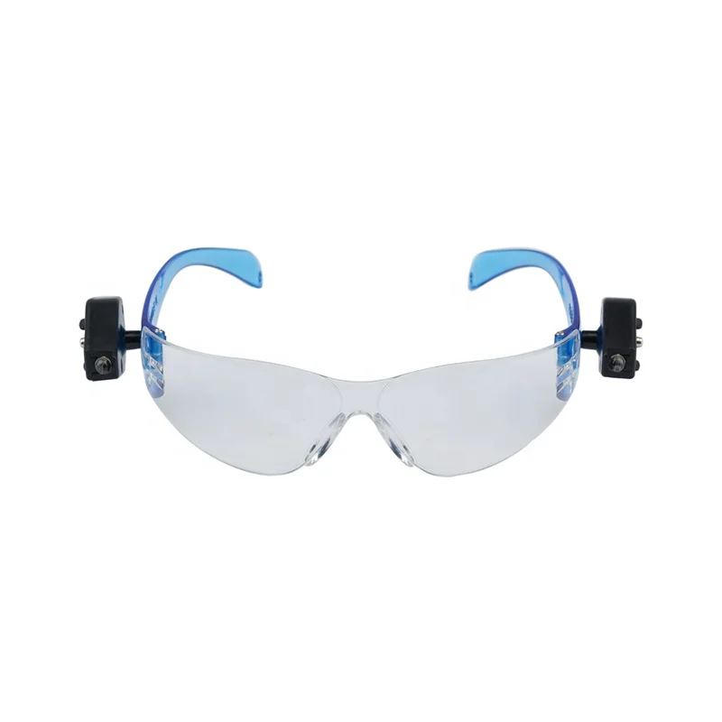 CE EN166 ANSI Z87.1 standards Children kids UV400 protective safety glasses with LED lights