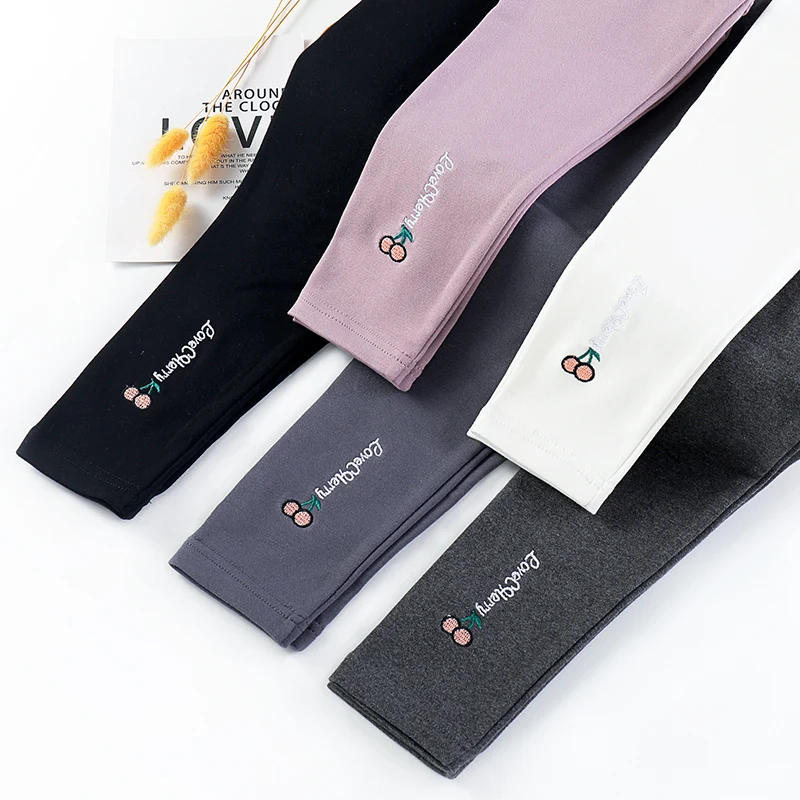 Заводские продажи на заказ, брюки из чистого хлопка для девочек и детей 3-10 лет можно носить на улице