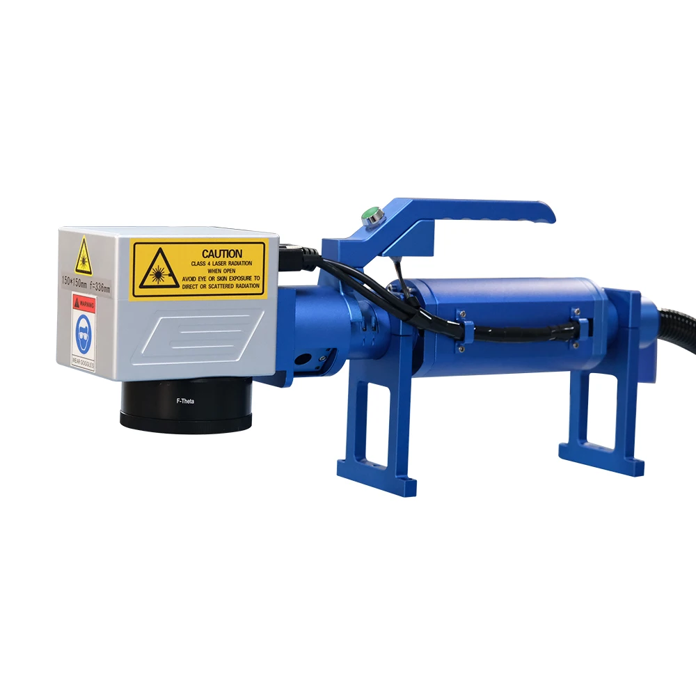 Conveyor belt 10w 30w online flying CO2 galvo laser marking batch coding machine laser printer for PET bottles