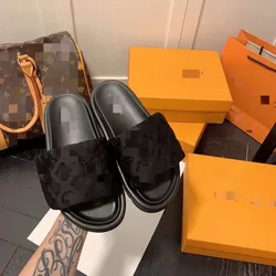 Designer sandals women famous brands men designer shoes and slippers slides men flops unisex sandals women