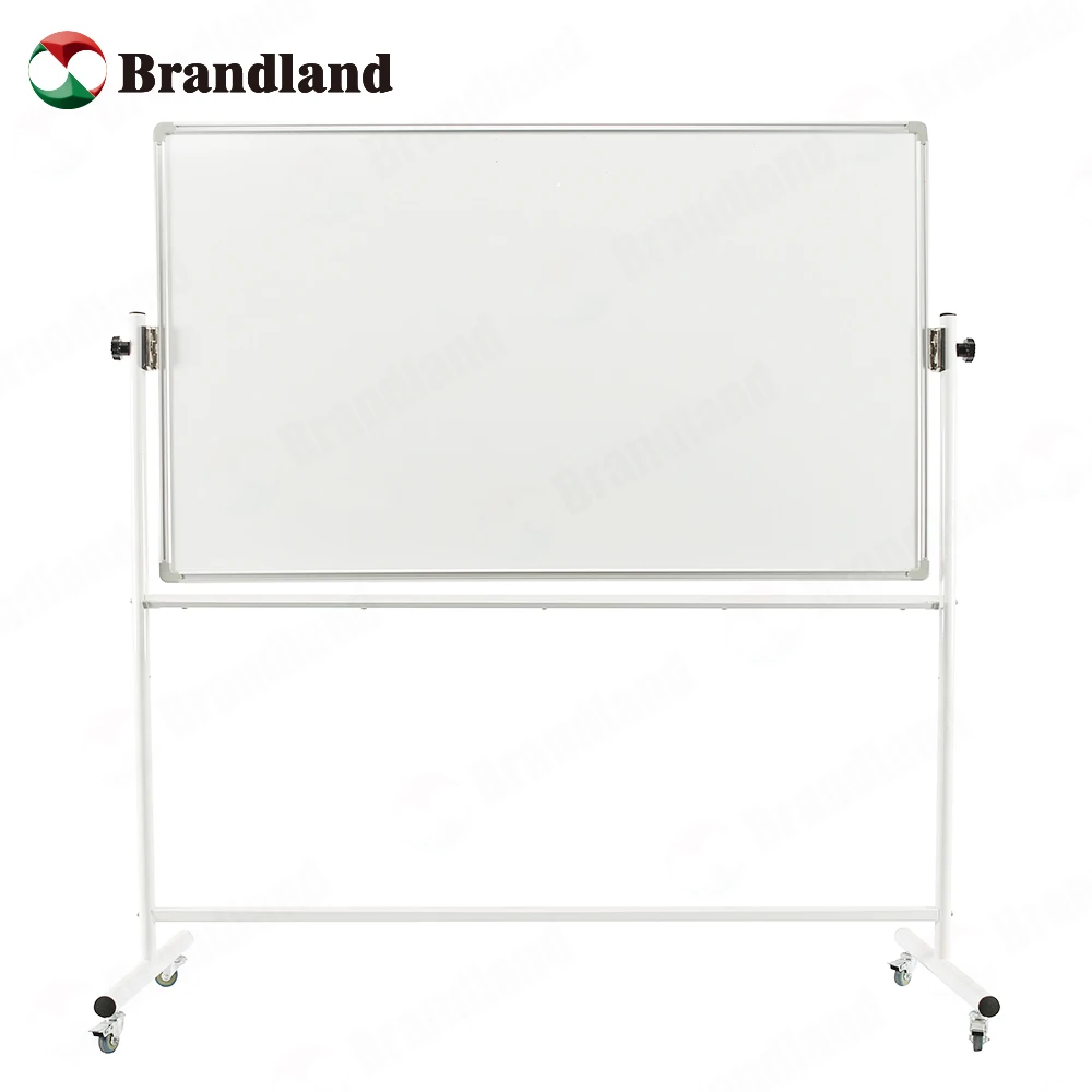 Factory direct sales 90*120cm 360 rotation mobile magnetic whiteboard with stand
