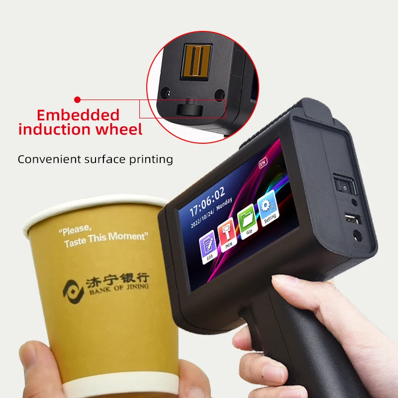 M80 plus QR-код со штрих-кодом Дата истечения срока годности этикетка портативный струйный принтер 12 7 мм съемной ручкой