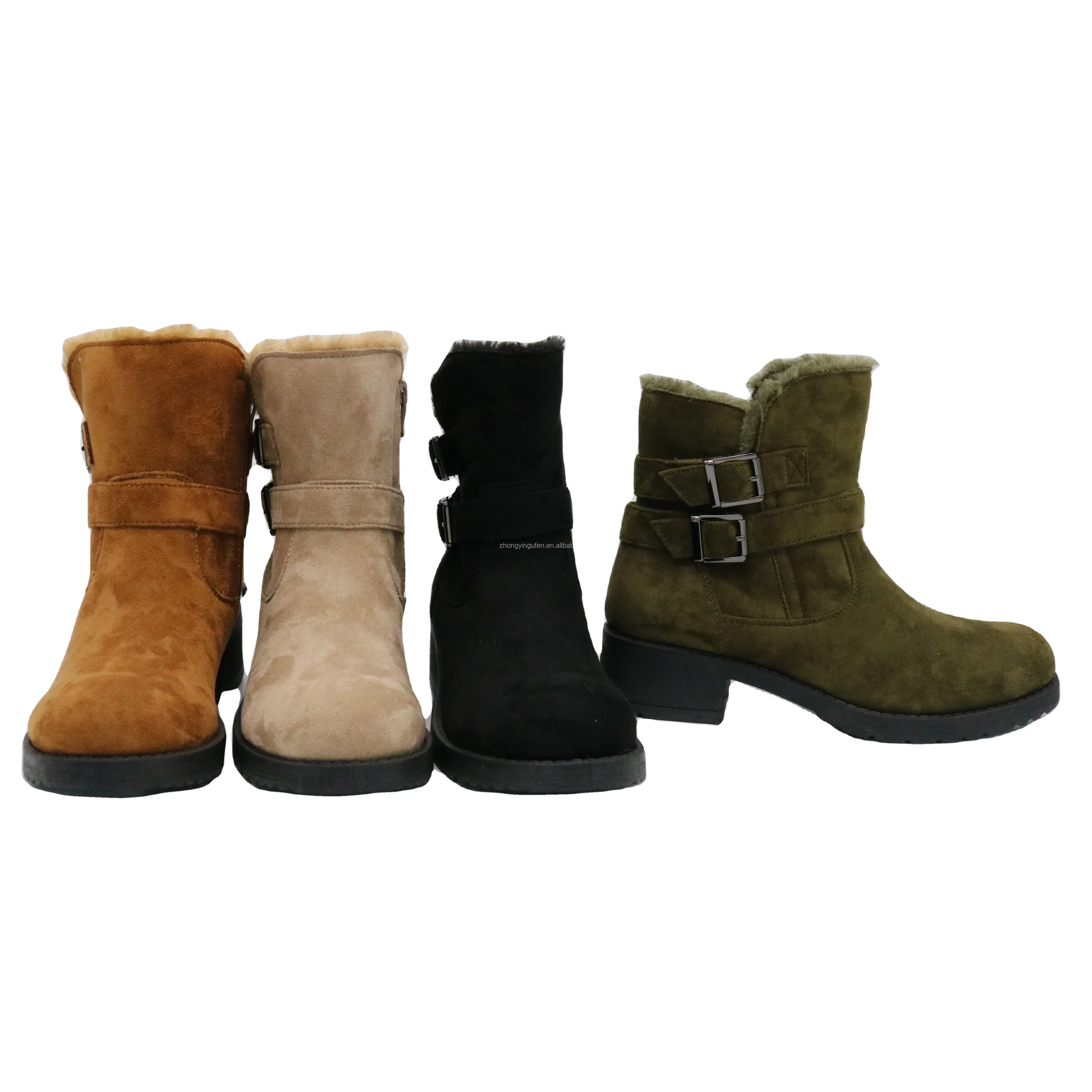 Wholesale high quality popular product winter Microfiber warm boots womens booties boots