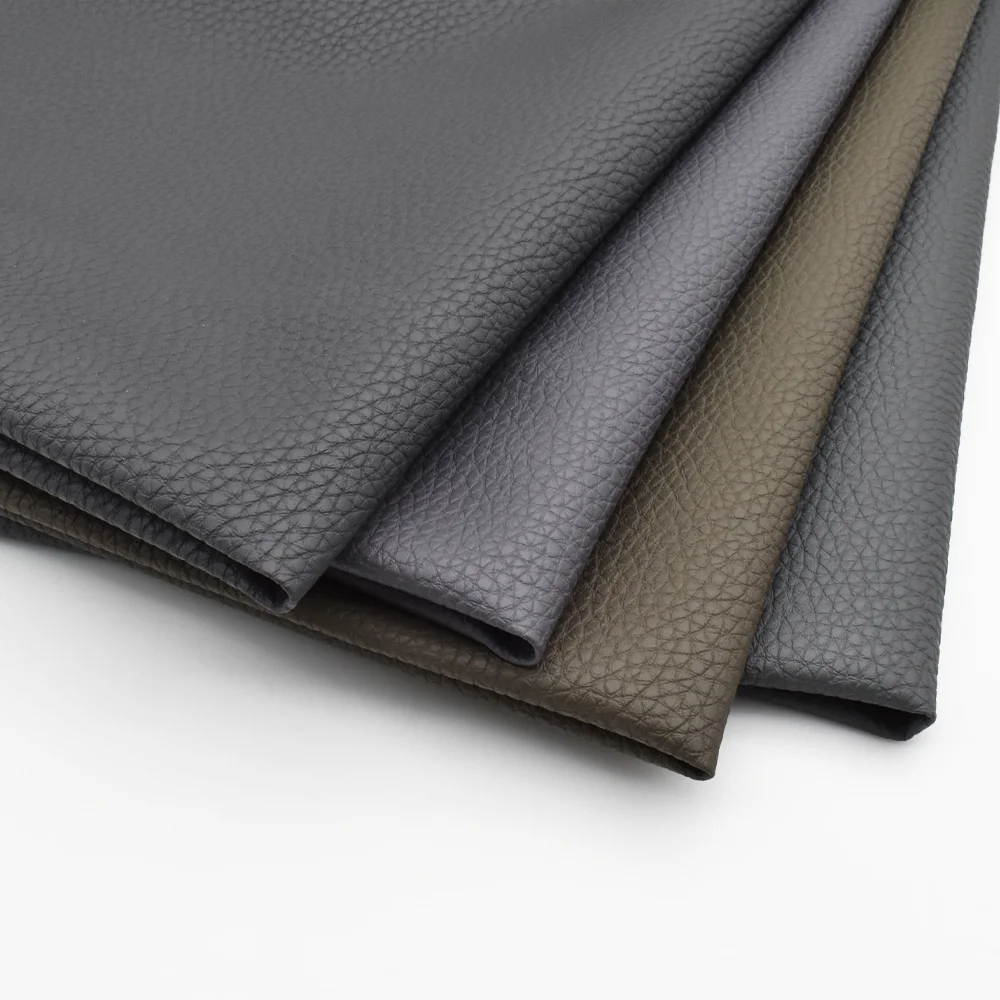 High Quality 0.8MM Green Stretch Rexine Leather Fabric Vegan Imitation Faux Leather Wall Decoration Car Seat Furniture Lining