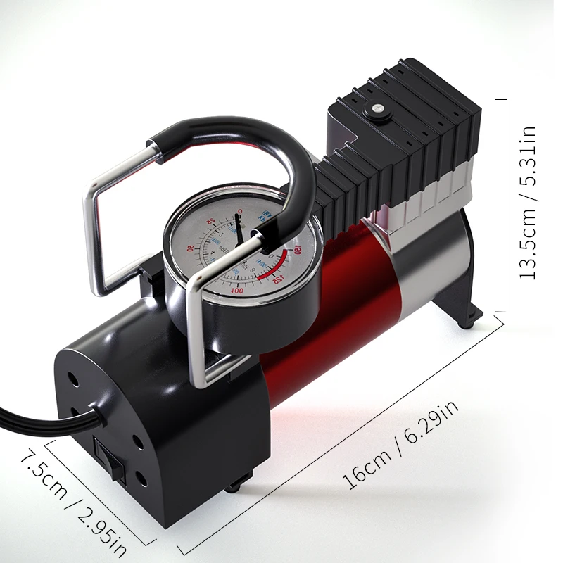 OEM&ODM Single Cylinder Rotor High Pressure 150psi Portable Air Pump Car Air Compressor For Car Tires Mountain bike Basketball