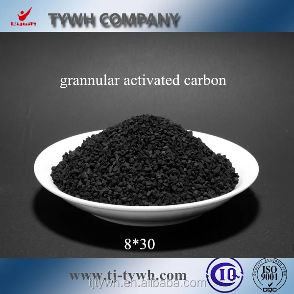 Granular coal-based activated carbon for water treatment chemicals produced in China factory