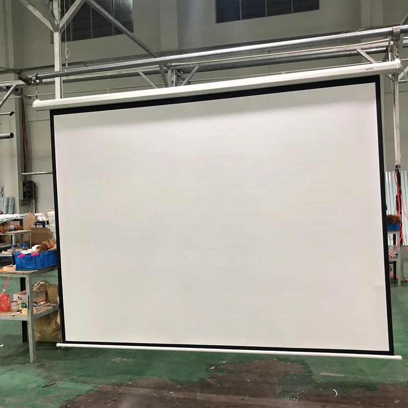 100 120 150 200 inch 16:9 4:3 home theater electric projector screen cinema screen alr motorized projection screen