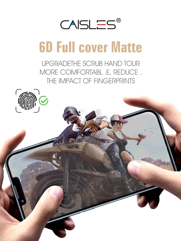 0 33 мм 6D анти-отпечатков пальцев матовая защитная пленка для экрана Взрывозащищенная iPhone 16 Pro Ultra Max Plus