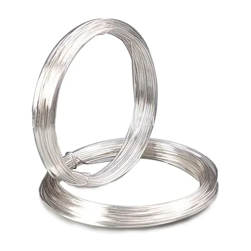 0.02mm-4mm material coil High conductivity OCC pure silver 4N 5N OCC silver 9999 purity  Electrical silver wire