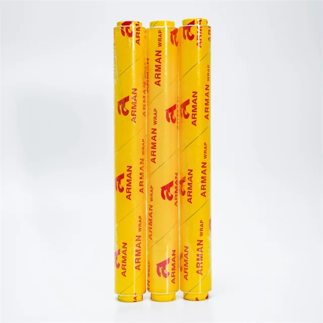 high transparent PVC Cling Film PVC stretch wrap  for fruits and vegetables