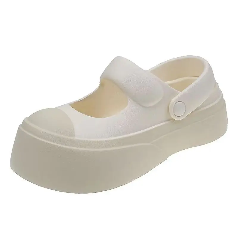 Summer new garden shoes Mary Jane fashion explosion breathable anti-slip and deodorant eva closed toe slippers