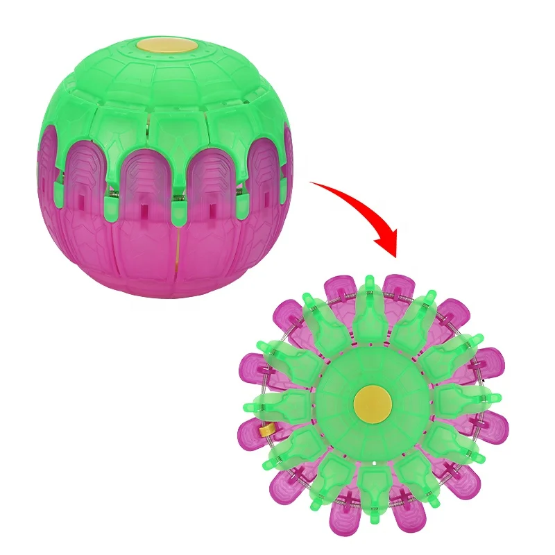 Attractive Appearance Disc Ball Outdoor Sports Pumpkin Ball With Lighting Music
