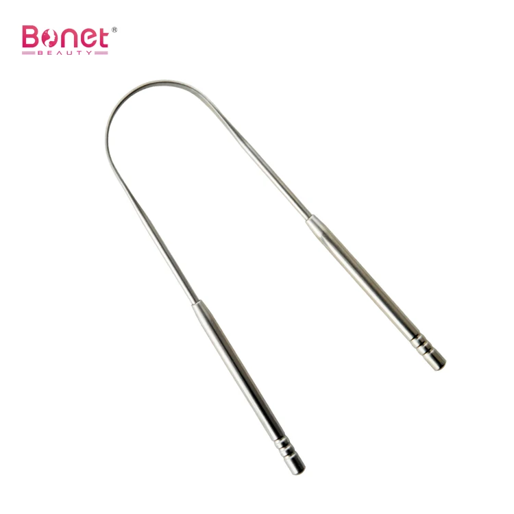 Clean Up The Mouth Oral Tongue Cleaner Brush Hygiene Care Stainless Steel Copper Tongue Scraper For Adult Wood Tongue