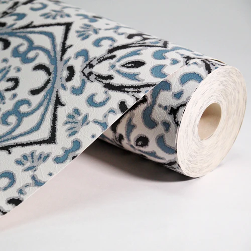 Customized Modern tiles PVC wallpaper Kitchen Bedroom Adhesive wallpaper