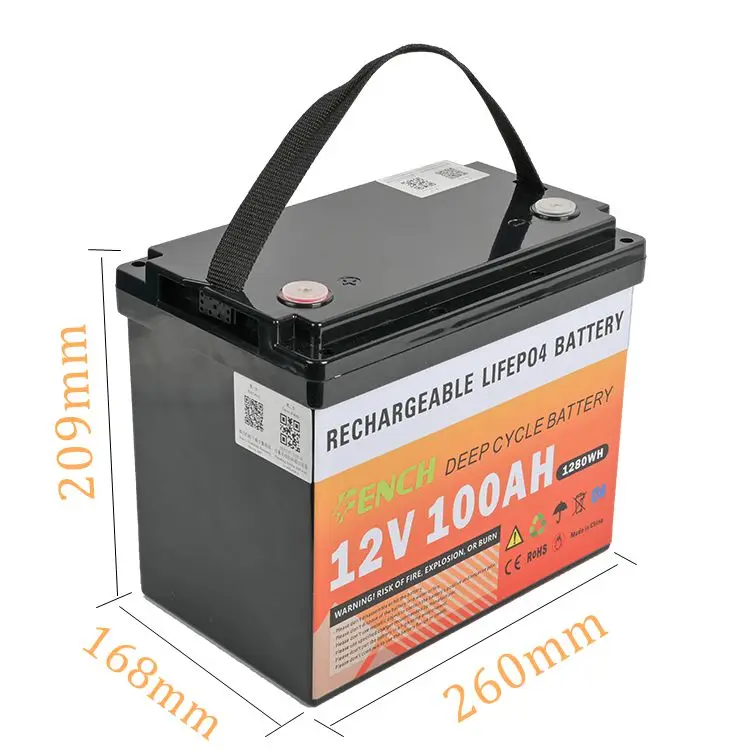 Аккумуляторная солнечная батарея 12 В литий-ионная lifepo4 200Ah 100Ah 300Ah для RV