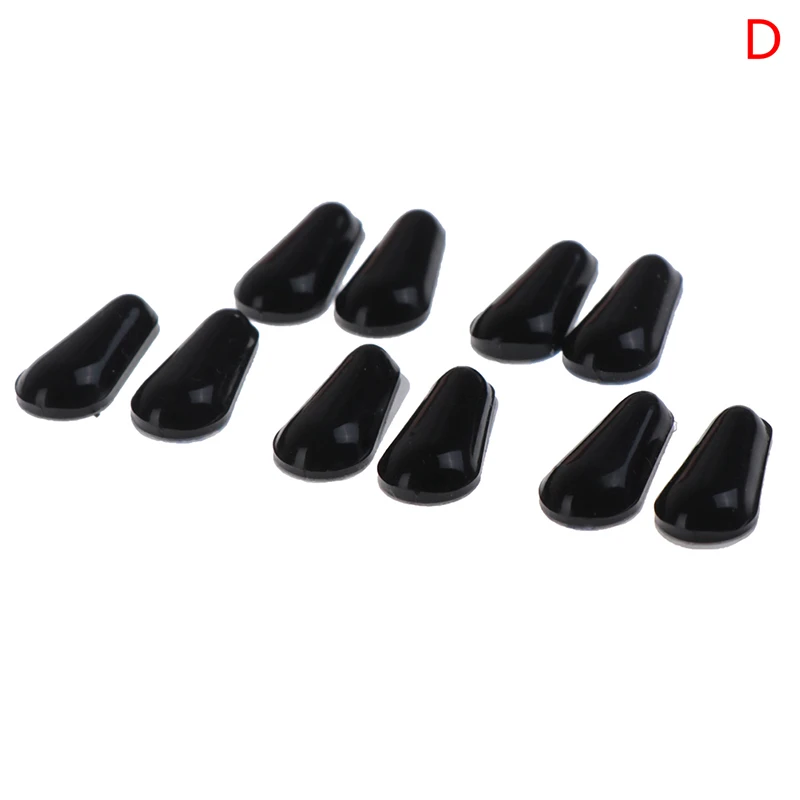 Прозрачные силиконовые аксессуары для очков в форме капли носоупоры солнцезащитных Нескользящие