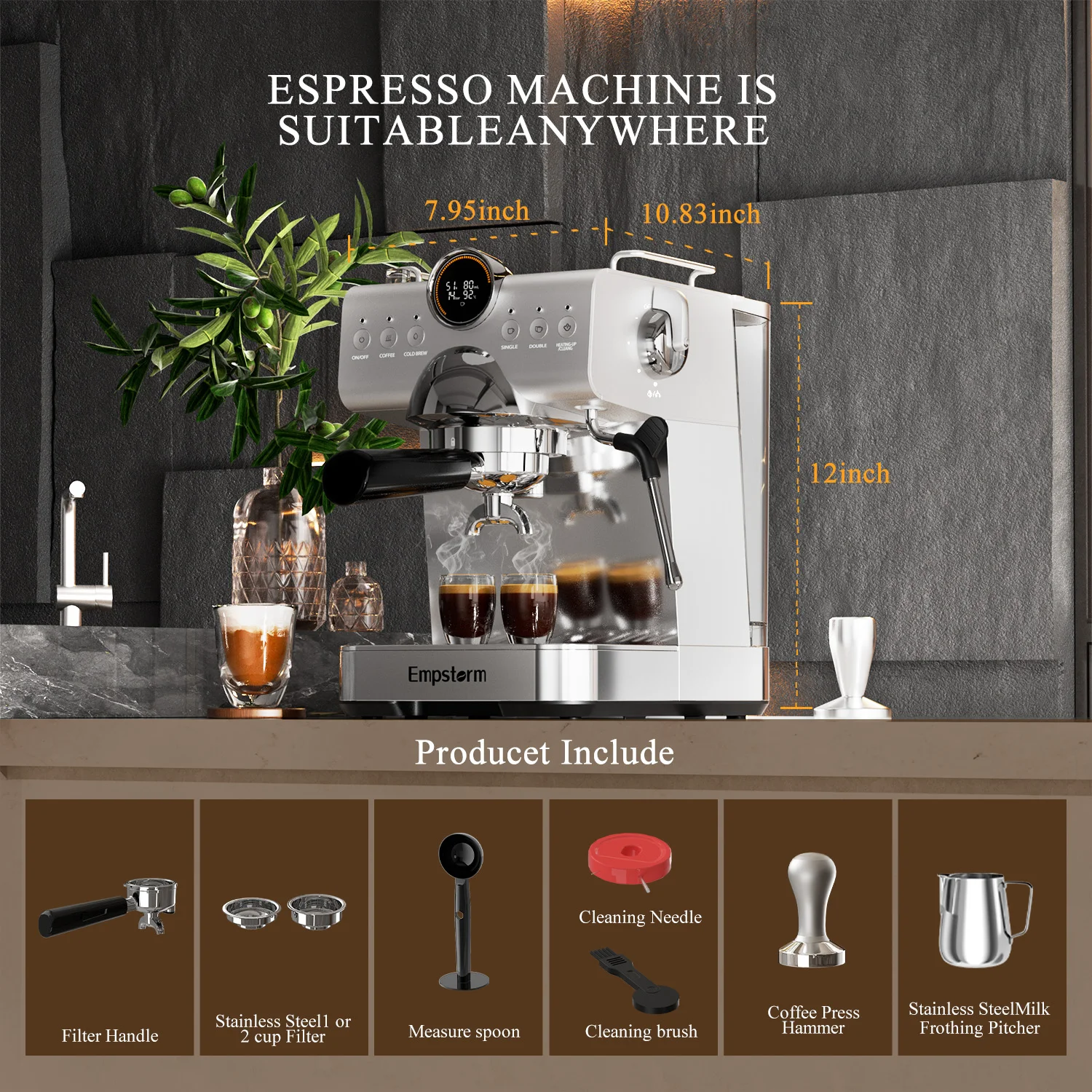 Empstorm CB1 120v high quality multi-function professional cold brew coffee machine for household equipment
