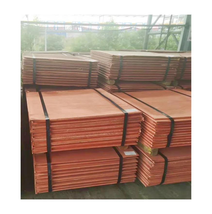 manufacturers direct sale of high purity copper cathode 99.99 high purity electrolytic copper cathode