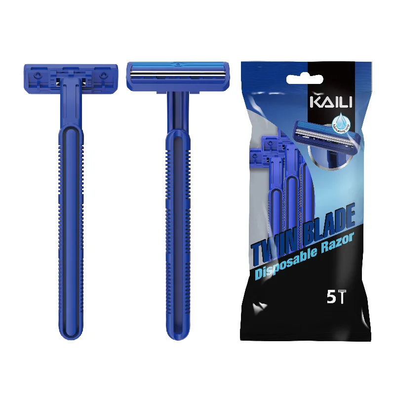 Two Blades Men Disposable razor Plastic handle Comfortable Cheap Shaving Quality Razor