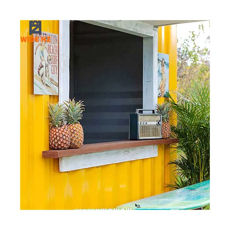 
10 FOOT BBQ-shack Container Kiosk bar Pop-Up-Store 