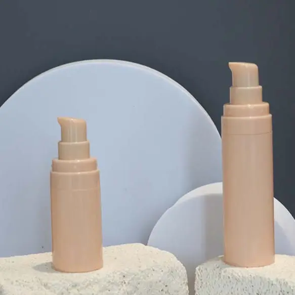 Hot Selling frosted airless 15ml 30ml 50ml airless spray bottle 50ml airless vacuum pump bottle