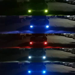 H11 H4 H7 LED Headlight Bulbs RGB 12000LM 80W LED Headlight,universal 24 Months,2 Years CE ROHS Music Control Colourful CN;GUA