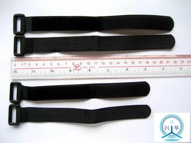 Industrial Strong Webbing Base Buckle Adjustable Hook and Loop Strap Low MOQ Velcroes Cable Tie