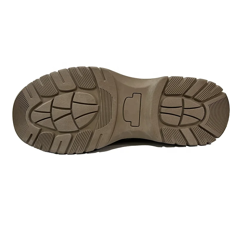 Non-slip rubber outsole dark brown desert hiking boots high quality waterproof snow boots factory manufacturer