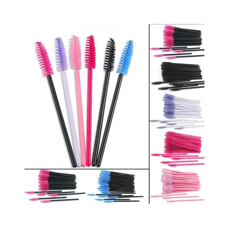 Best seller wholesale mini mascara tubes with brush custom logo mascara brush glitter mascara bottle empty curling brush