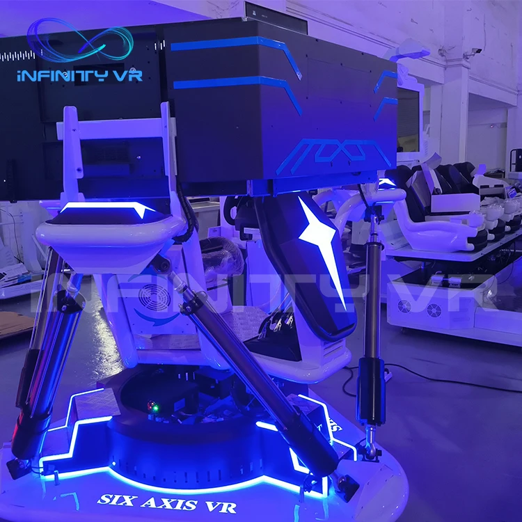 Popular 1 Player Driving Simulator Car 6 Dof 3 Screen Racing Game Dynamic Motion Platform Gaming Machine Racing Car
