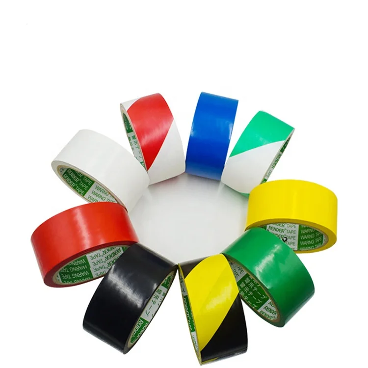 Warning Tape Caution Mark Safety Landmark Fire Warning Isolation PVC Floor Sign Sticker Tape