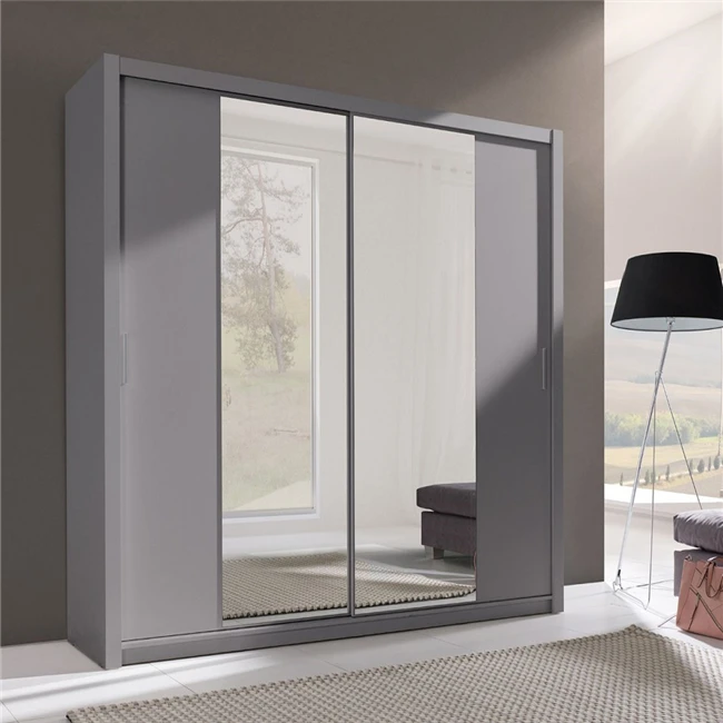  Европейский простой современный деревянный шкаф для спальни белый