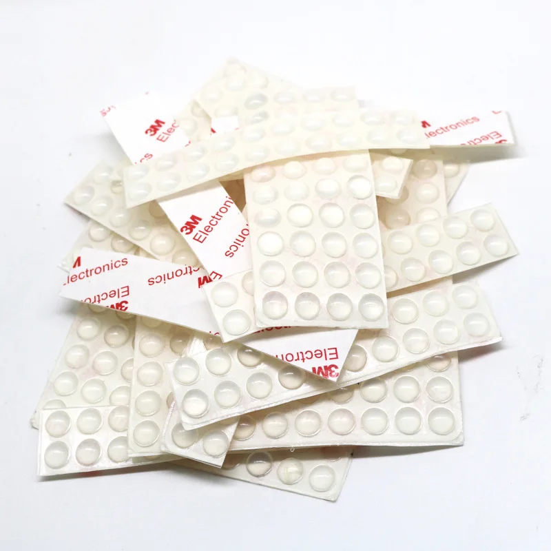 Door Bumpers Cabinet Buffer Pads Sound Dampening Clear Silicone Rubber Self Stick Feet Adhesive Bumper Pads SJ5302A