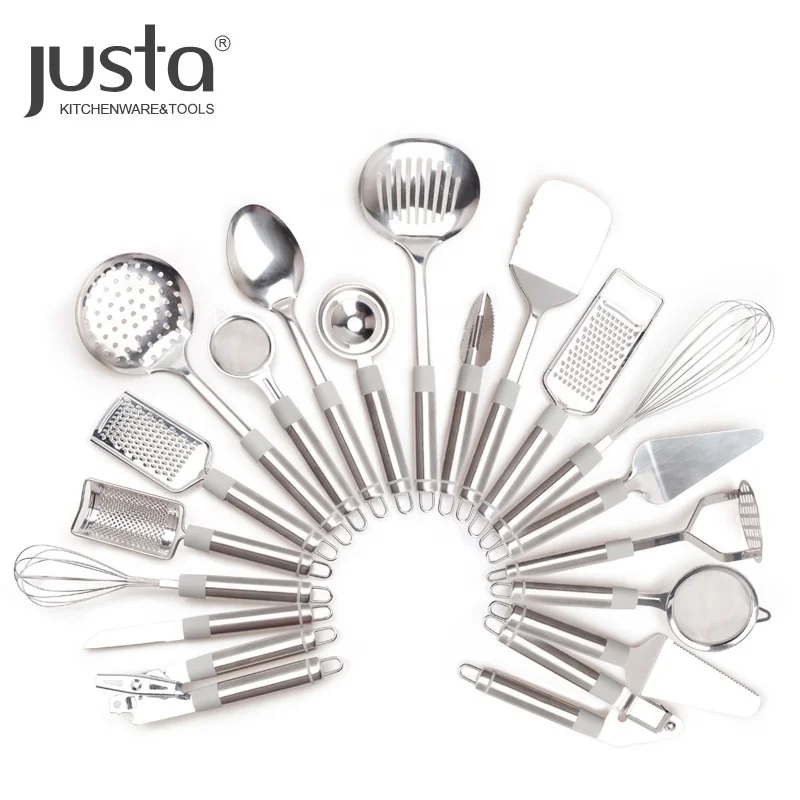 
Premium Kitchen Accessories 19 Piece Nonstick Cooking Tools Stainless Steel Kitchen Utensils 