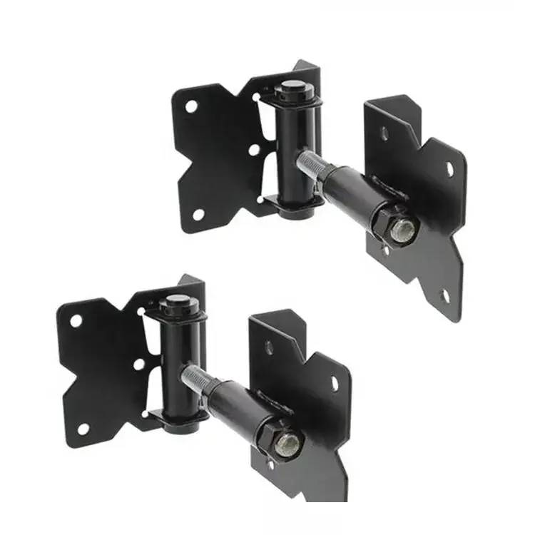 Stainless Steel Gate Hardware Kit Self Closing Gate Hinges and Latch and Cane Bolt Use for Vinyl Fence  Wood Fences Gate