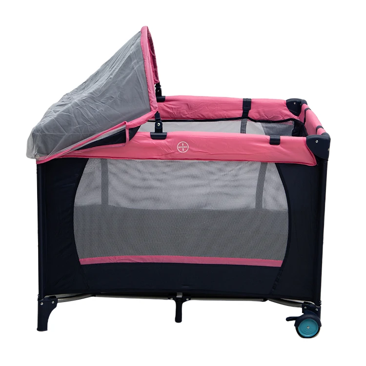 Toddle Bed One Minute To Installation With Removeable baby crib With Brake Wheels