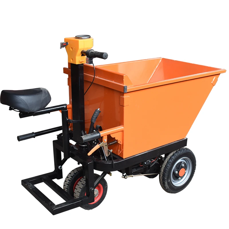Ручной толкающий строительный объект кирпичная тележка Электрический самосвал для кирпичной тележки