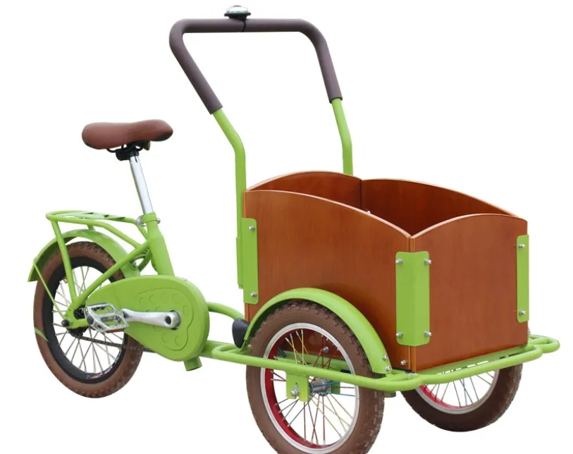 OEM Custom 3 wheel Pedal Cargo Bikes Electric Tricycle to Carry Kids Bicycle For Sale