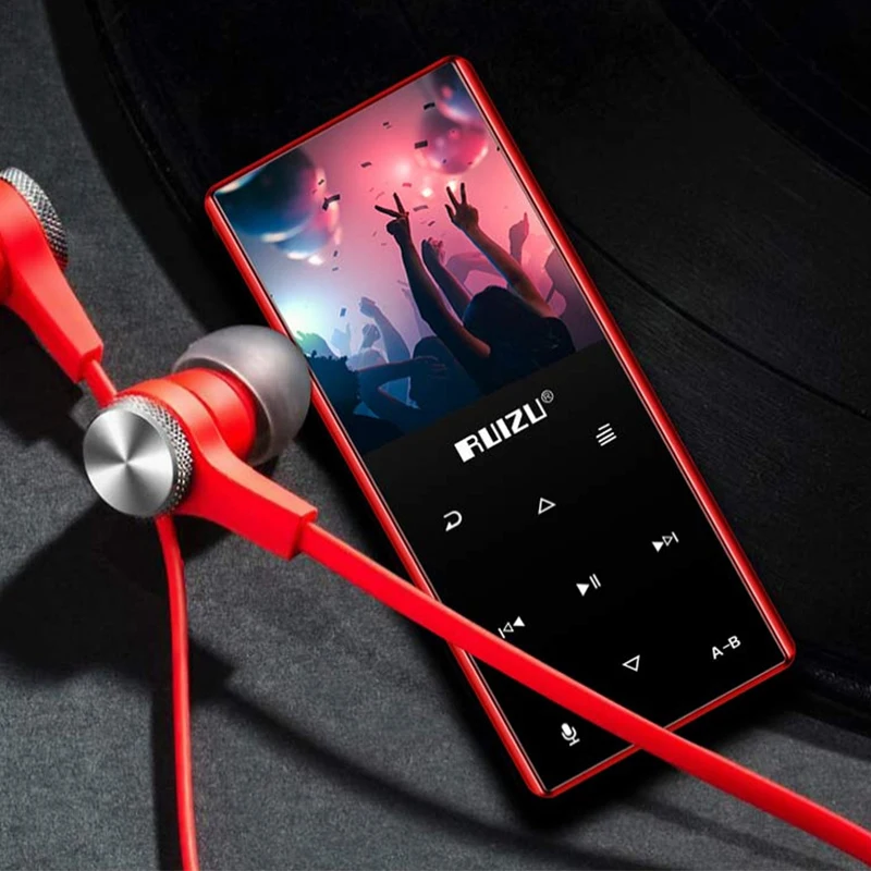 Classic Style Ruizu D29 MP3 Touch Button Player Bluetooth High Sound Quality Music Audio Walkman Multiple Functions Media MP3 Pl