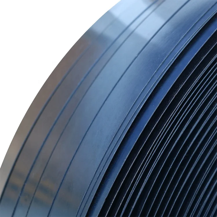 Factory Direct Cheap Price Plain 0.6mm*19mm steel strappingstrip blue metal strip cold rolled steel strip q235b