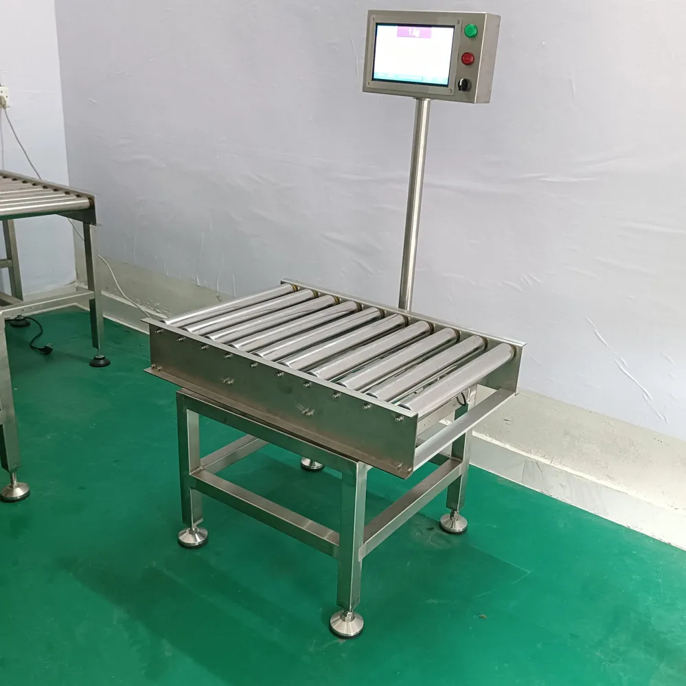 Passive roller conveyor checkweigher check weigher weighing scale for big heavy bags