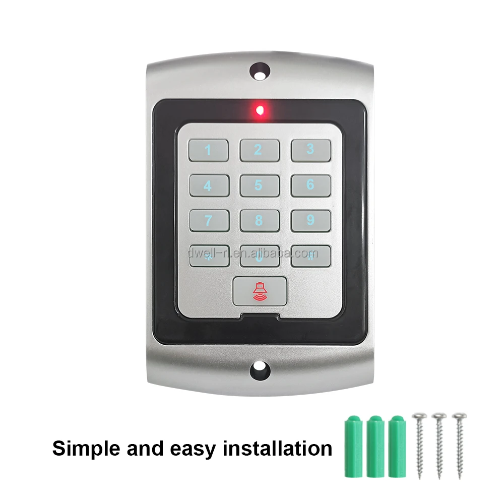 DWRL Imitation Access Control System Mock Alarm Dummy Decoy Security Keypad with Night LED Light