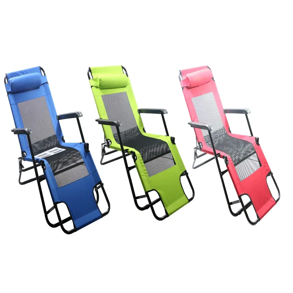Custom Garden Outdoor Pool Sun Lounger Patio Zero Gravity Chair Folding Chaise Lounge Tanning Lie Flat Chairs For Bedroom